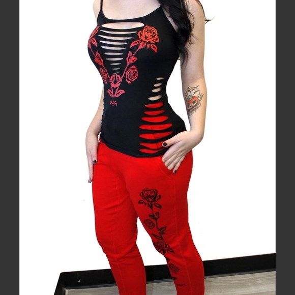 RED ROSE Tank Top - Picture 8 of 16